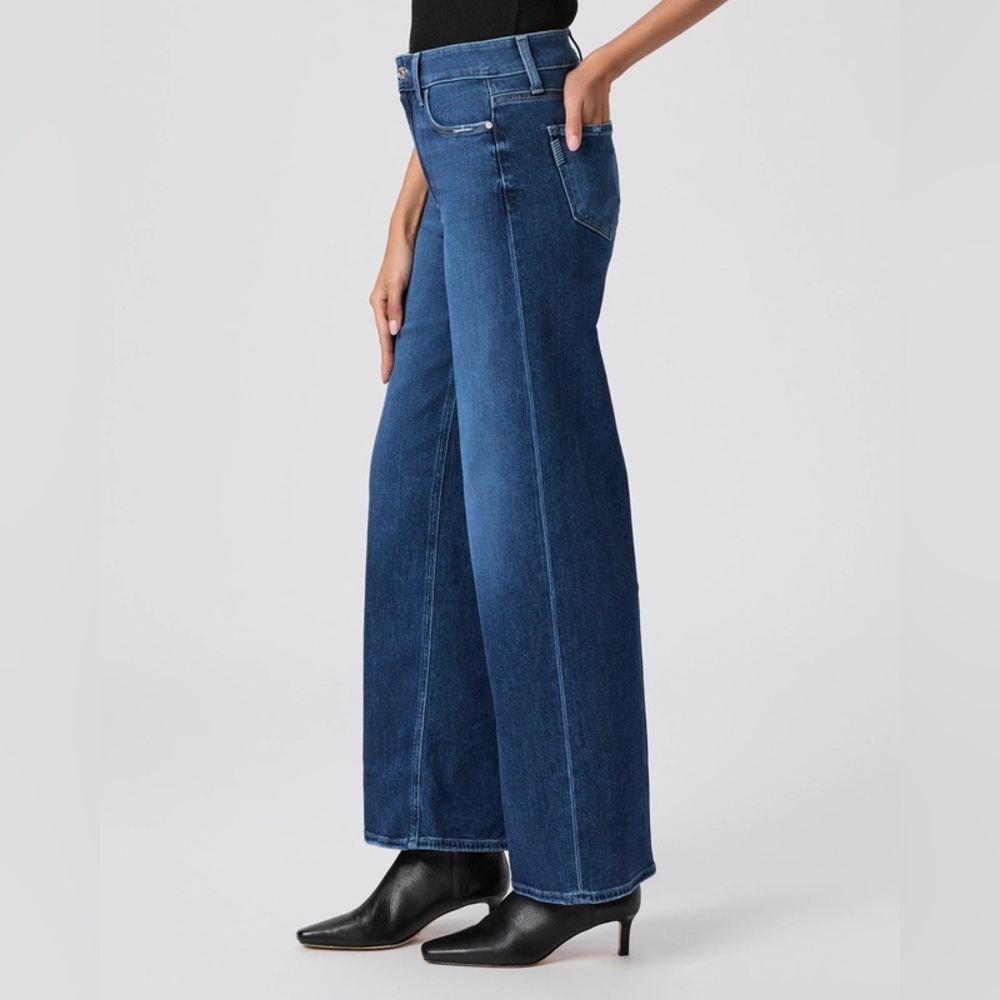 Paige Anessa 31" Wide Leg Jean Dresden - Picture 6 of 7